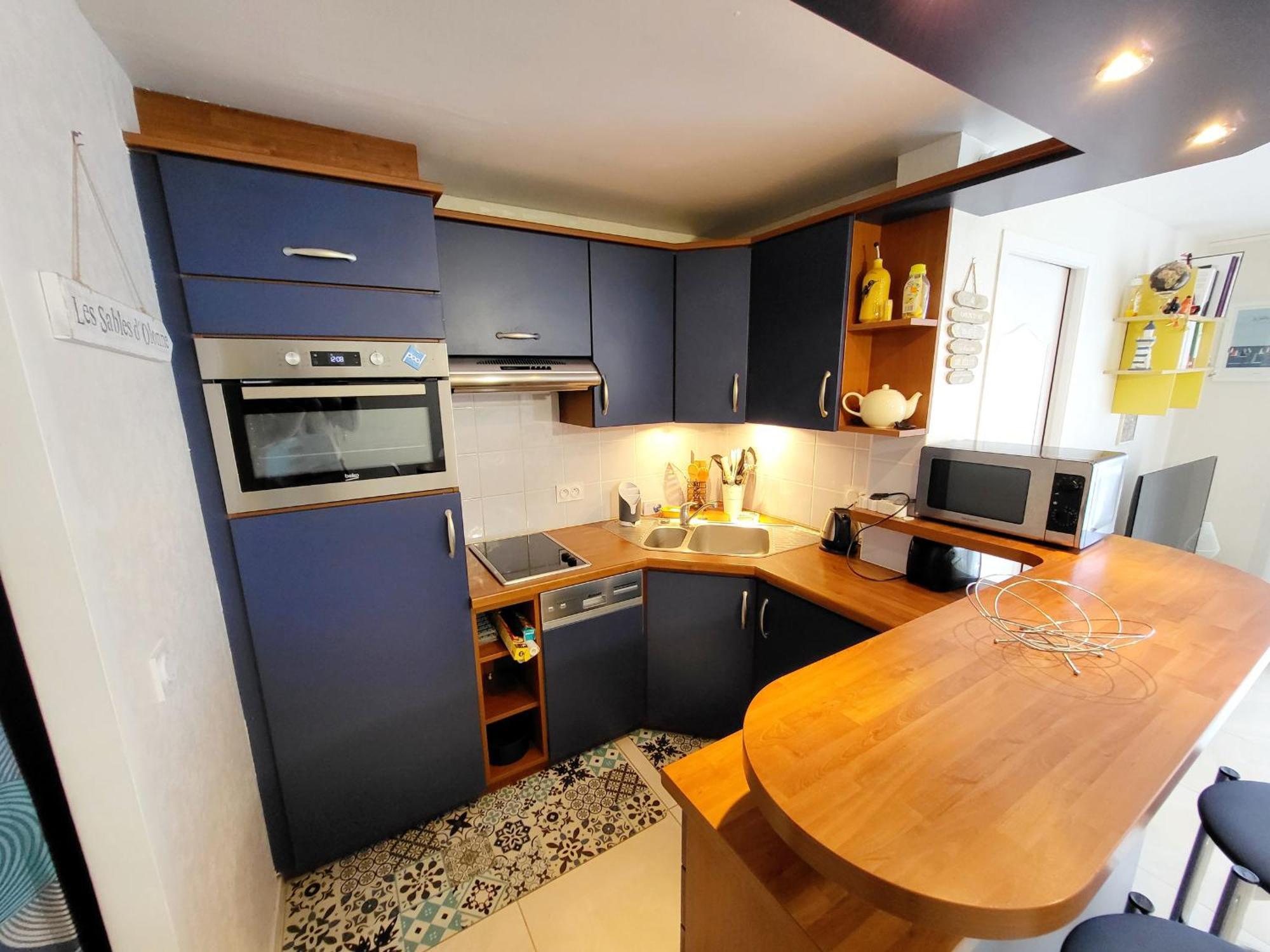 Appartement Moderne Au Centre-Ville, 150M Plage, Wifi, Confort Ideal Pour Familles - Fr-1-92-876 Les Sables-dʼOlonne 외부 사진